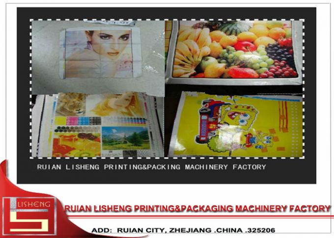 Shopping Bag Printing non woven polyester fabric printing machine / Multi Colors