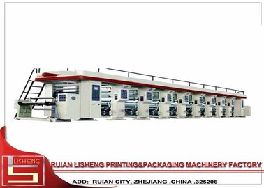 China Automatic Rotogravure Printing Machine with Double unwinding shaft unwind supplier