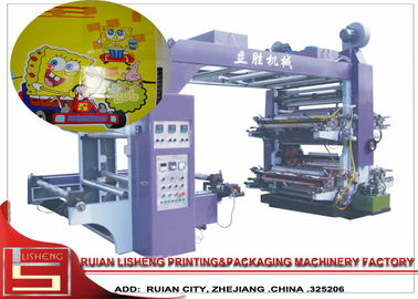 China Single Side 4 Color Web Printing Machine for Kraft Paper / Laminator Paper supplier