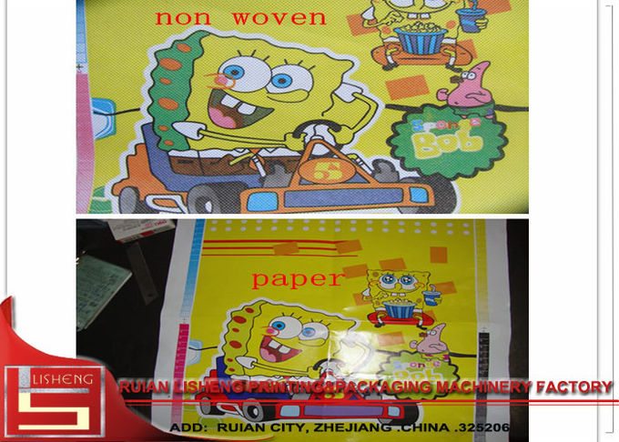 Non Woven Fabric Flexo Label Printing Machine Water Based Ink
