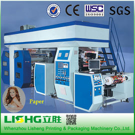 China Chamber Doctor Blade 6 Colour Flexo Printing Machine Gears Transmission supplier