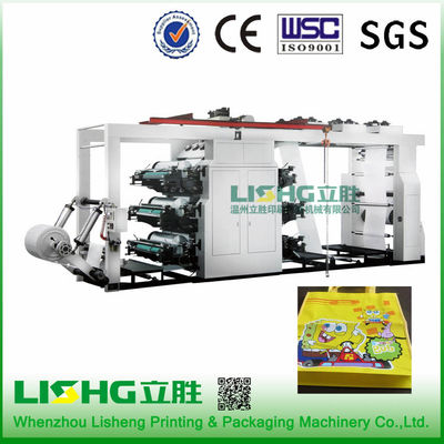 China High speed stack type Flexographic Printing Machine for Both Side Roll paper, plastic film PP woven sack non woven fabr supplier