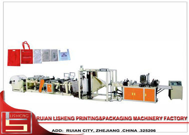 China Full Auto Multifunctional Non Woven Bag Making Machine For Flat Bag / Handbag supplier