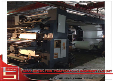 China Six Color Flexo Printing Machine / Plastic film printing machine supplier