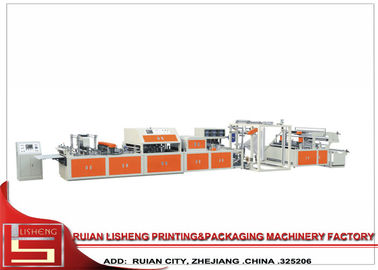 China Micro - computer Controlled Stepping Motor Non Woven Bag Making Machine With Fully Automatic Sealing Hand Loop And Side supplier
