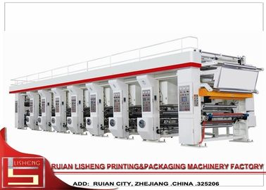 China 8 Color Flexo Printing Machine with Closed - loop tension control supplier