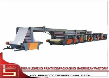 China Unit Type 6 Color Flexo Printing Machine , enclosed doctor blade system supplier