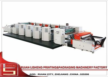 China high resolution 8 Color gravure Flexo Printing Machine with slitting station supplier