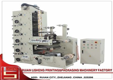 China 6 color Flexo Printing Machine With Three Die - cutting Stations supplier
