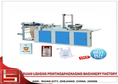 China one line bag forming machine with Computer control system , Shopping Plastic Bag Making Machine supplier