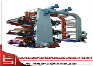 China 6 color Non Woven Fabric Printing Machine , roll paper Flexo Printer supplier