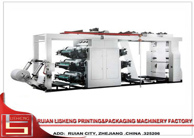 China PLC Control Six Colors Flexo Printing Machine Double Side Printing With Doctor Blade supplier