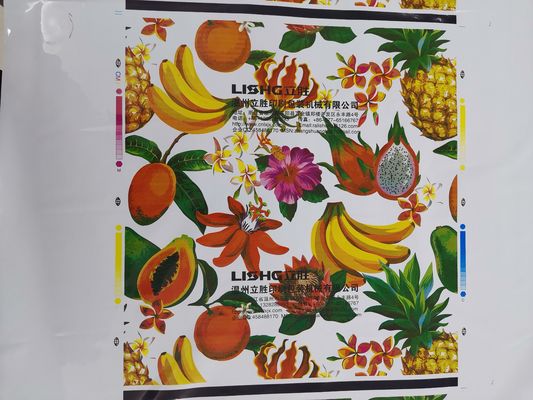 Lisheng 4 Colors Double Face Flexo Printing Machine Plastic film Roll to Roll Print supplier