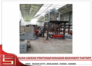 2 color Co - extrusion HDPE / LD / PE Film Blowing Machine with Two Layers supplier