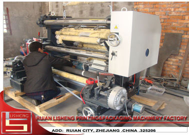 Computer Control Vertical High Speed Slitting Machine for Roll Nylon Film / paper supplier